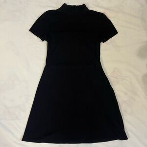 F21 Elegant Black Mini Dress
